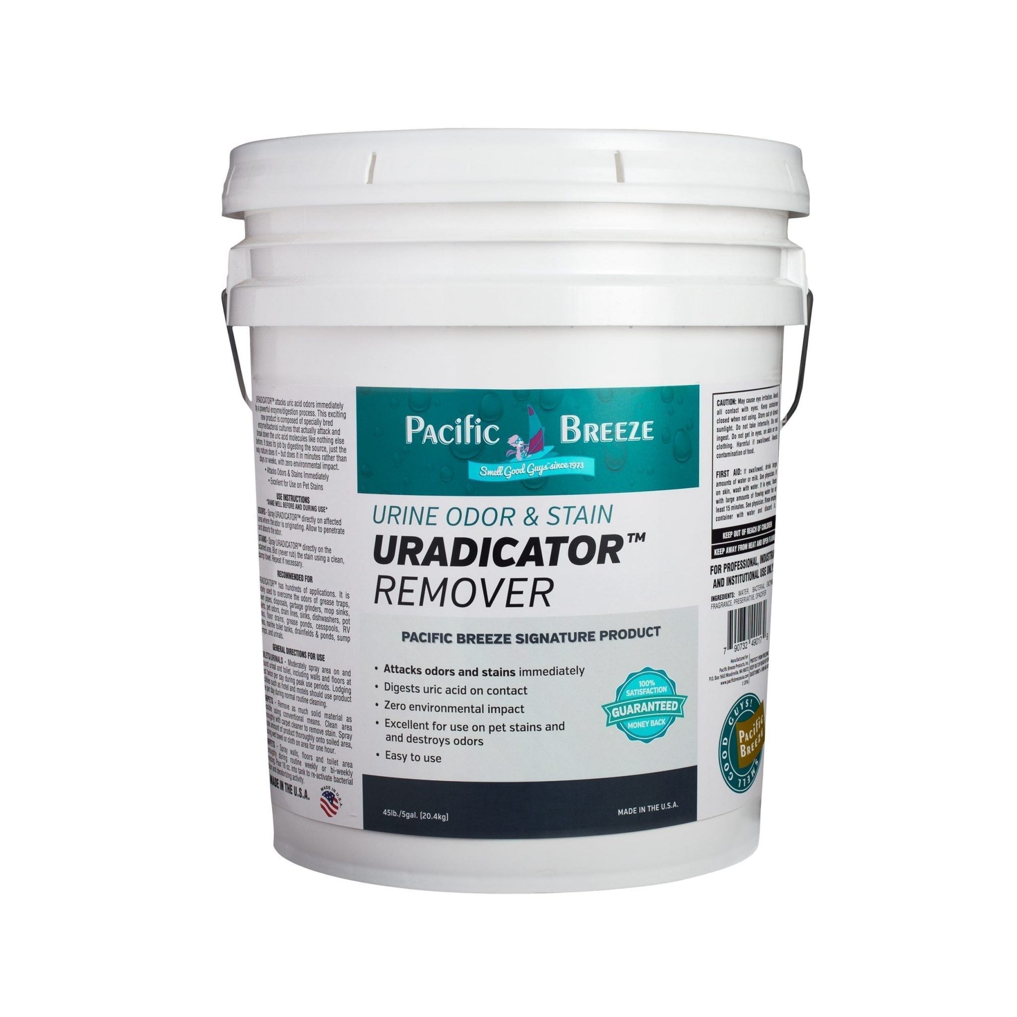 Uradicator Odor Control & Urine Eradicator - Pet Odor Control - 5 Gallon Bucket