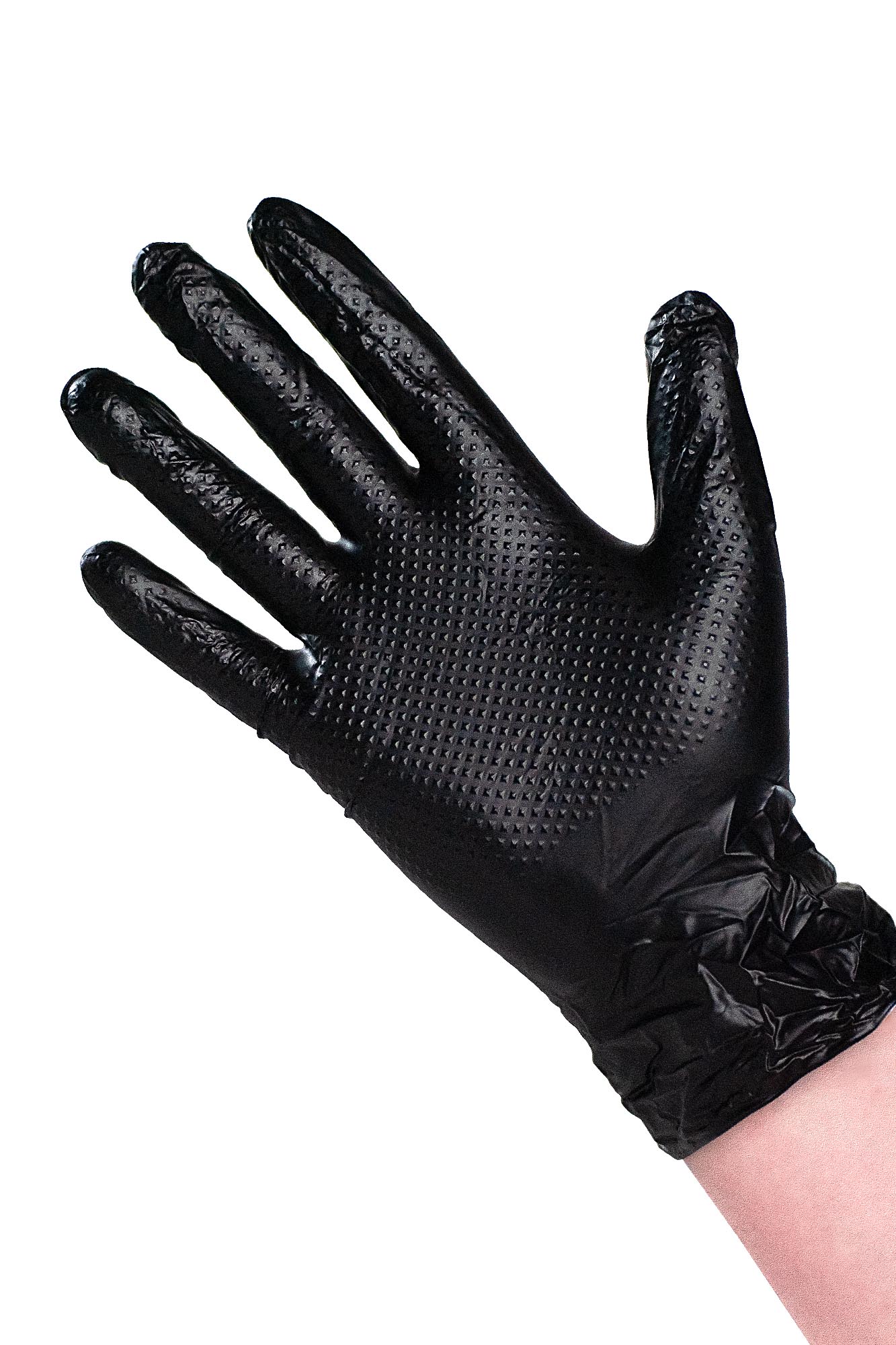 Pacific Breeze® Heavy Duty Black Nitrile Gloves 8MIL