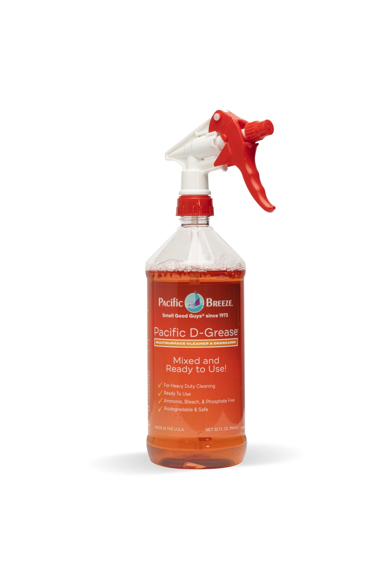 Pacific D-Grease™ Degreaser Mixed & Ready To Use - 1 Bottle